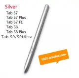 Stylet Tactile sans Bluetooth, S Pen pour Tablette Samsung, Tab S7, S8, S9.