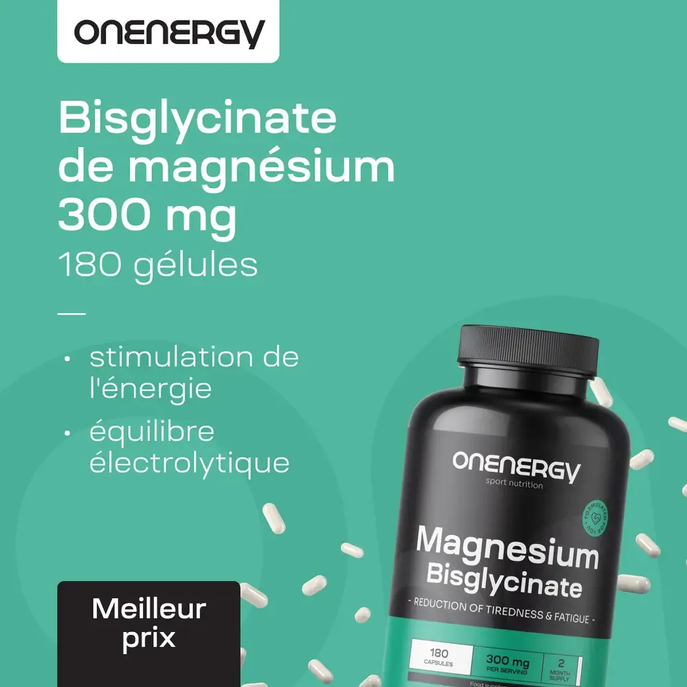 Bisglycinate de magnésium 300 mg