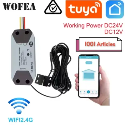Module contrôleur WiFi Tuya ouvre porte de garage intelligent