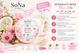 Déodorant crème senteur fleur d'été