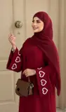 عباءة القلوب الفاخرة