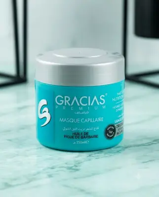 Gracias قناع للشعر بزيت التين الشوكي 250مل