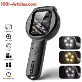 Loupe / Microscope portable numérique IPS 2.8 pouces, HD 1080p, zoom 100X.