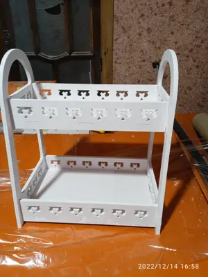 Two-Level Kitchen Organizer Rack CNC File