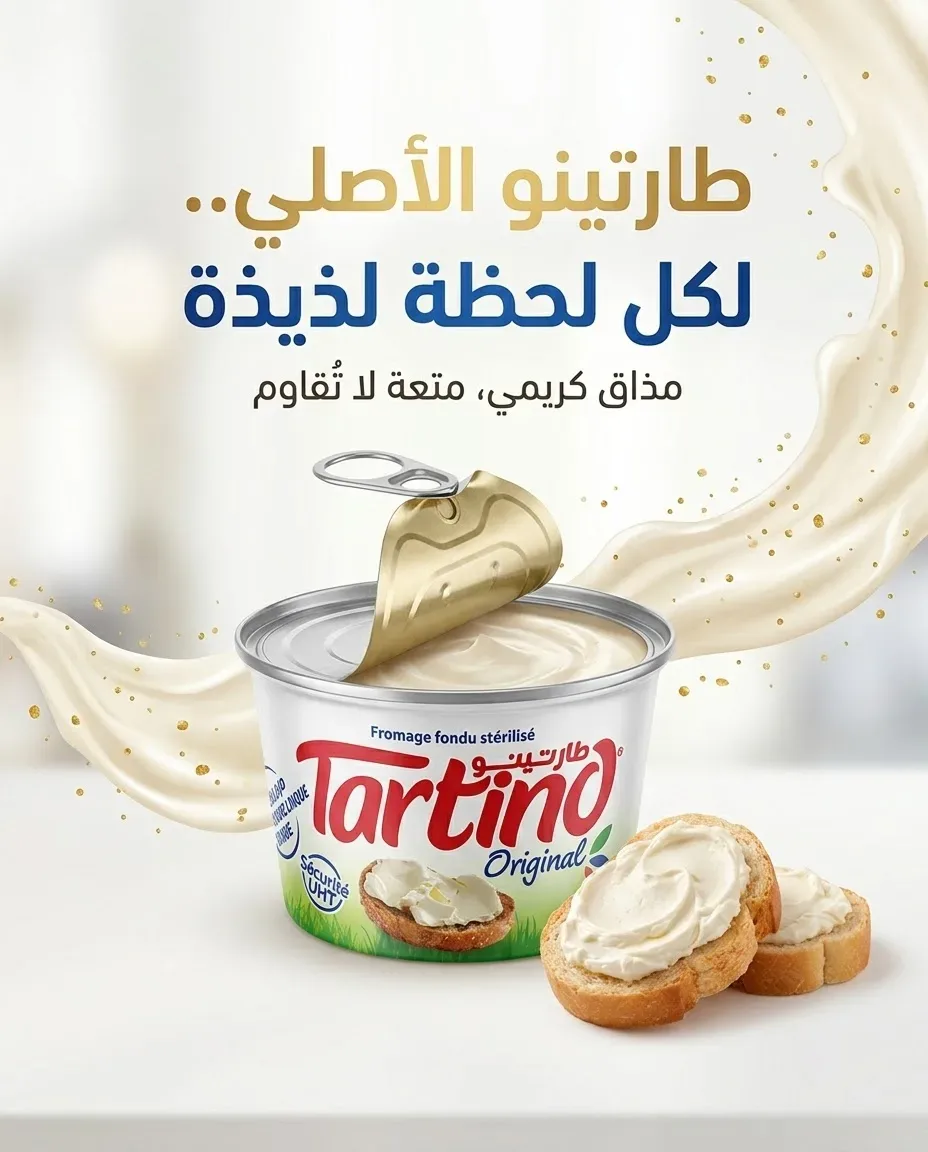 طارتينو جبن مذوب معقم 200غ