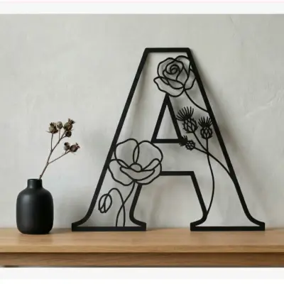Lettres décoratives A-Z