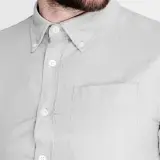 Chemise Basic Oxford Fire Trap Gris