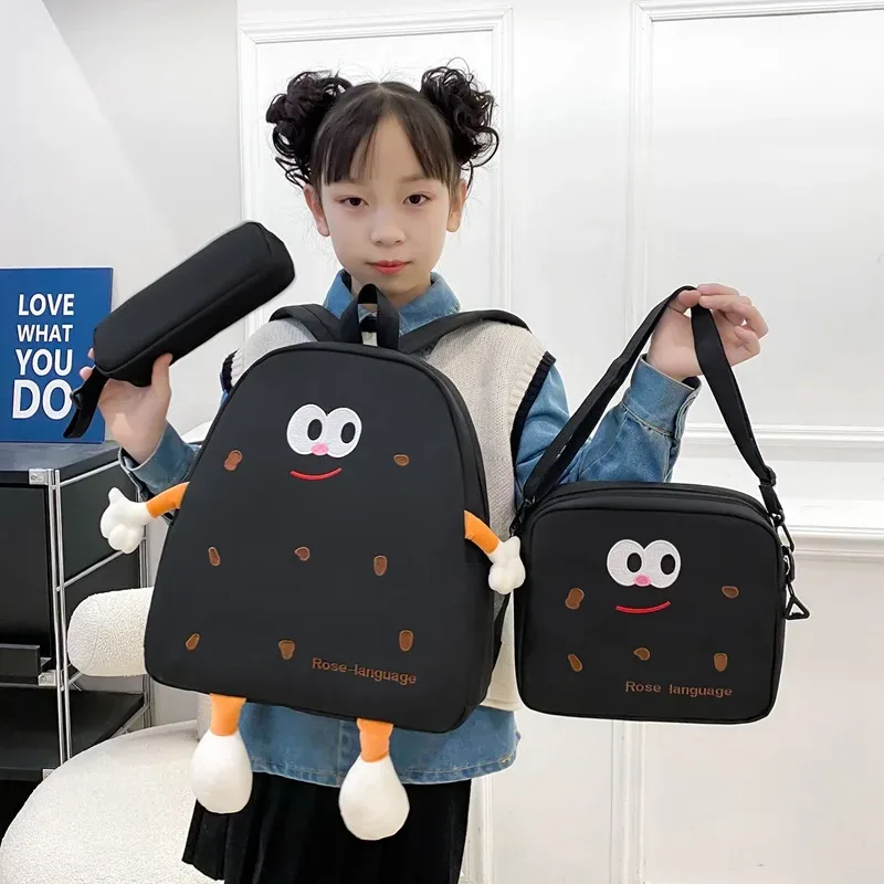 Ensemble de sac d’école Kawai pour adolescents 3Pcs  – محفظة 3 قطع كاواي