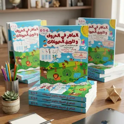 كتاب الماهر في الحروف و تلوين الحيوانات