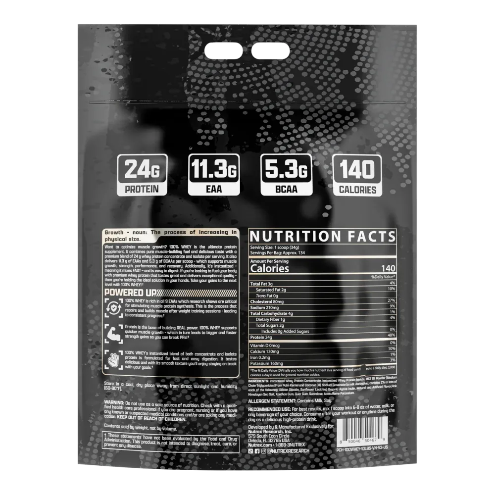 100% WHEY NUTREX
