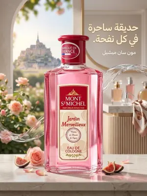 كولونيا "Jardin Merveilleux" من العلامة التجارية "Mont St Michel".