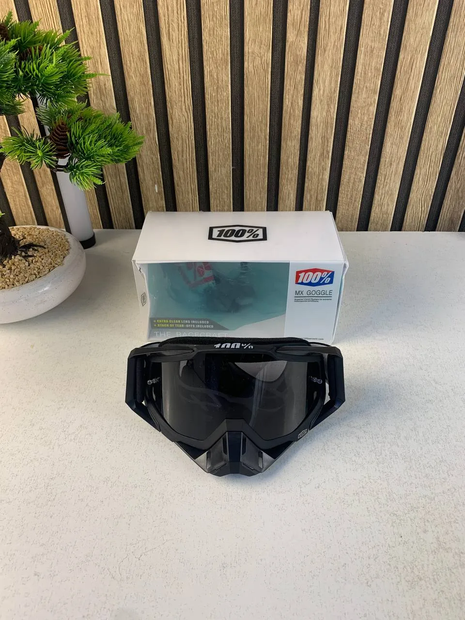 Lunettes Motocross RX Goggles RaceCraft Protection Totale Coupe-vent - نظارات سائقي الدراجات