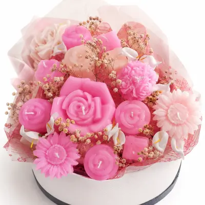 Bouquet Éternel Parfumé - L'Élégance en Cire