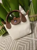 Mini sac pliable style "Le Pliage" – Nylon et cuir