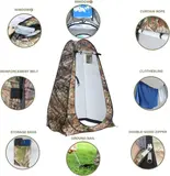 Tente de change pliable protection UPF 50+ et imperméable, 120 x 120 x 190 cm, camouflage - خيمة تغيير الملابس قابلة للطي