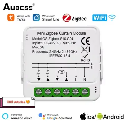 Mini Switch de Rideau et Stores - Module Connecté Tuya Smart