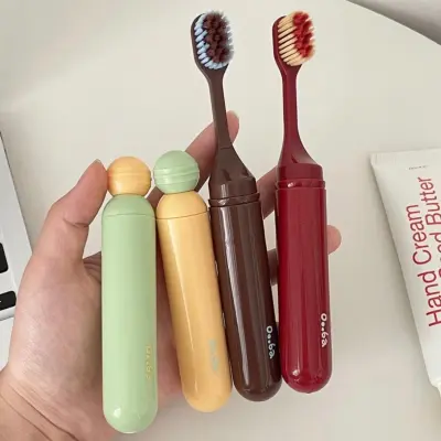Brosse à dents, pliable