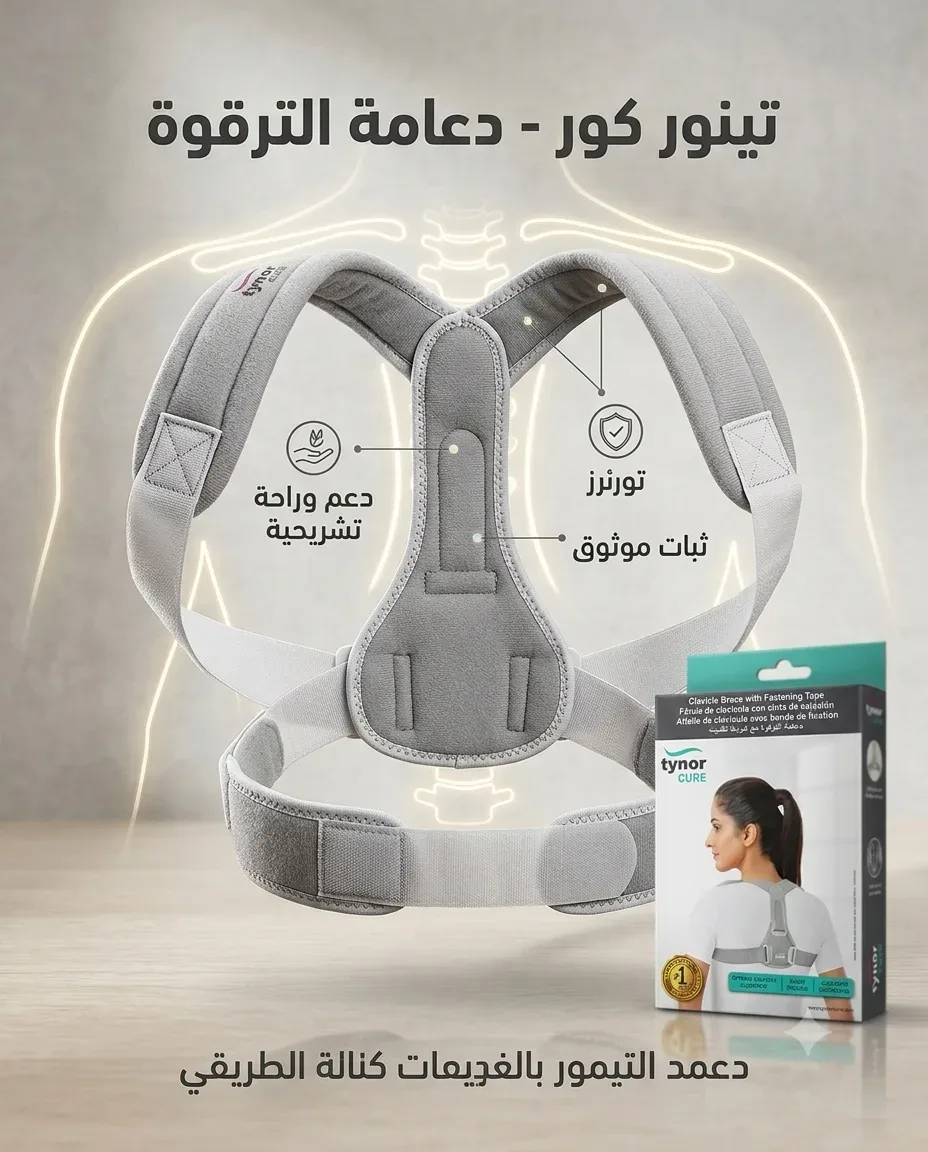 دعامة الترقوة مع شريط التثبيت