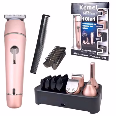 ماكينة Kemei KM-1015 الأصلية، جهاز عناية شخصية 10 في 1