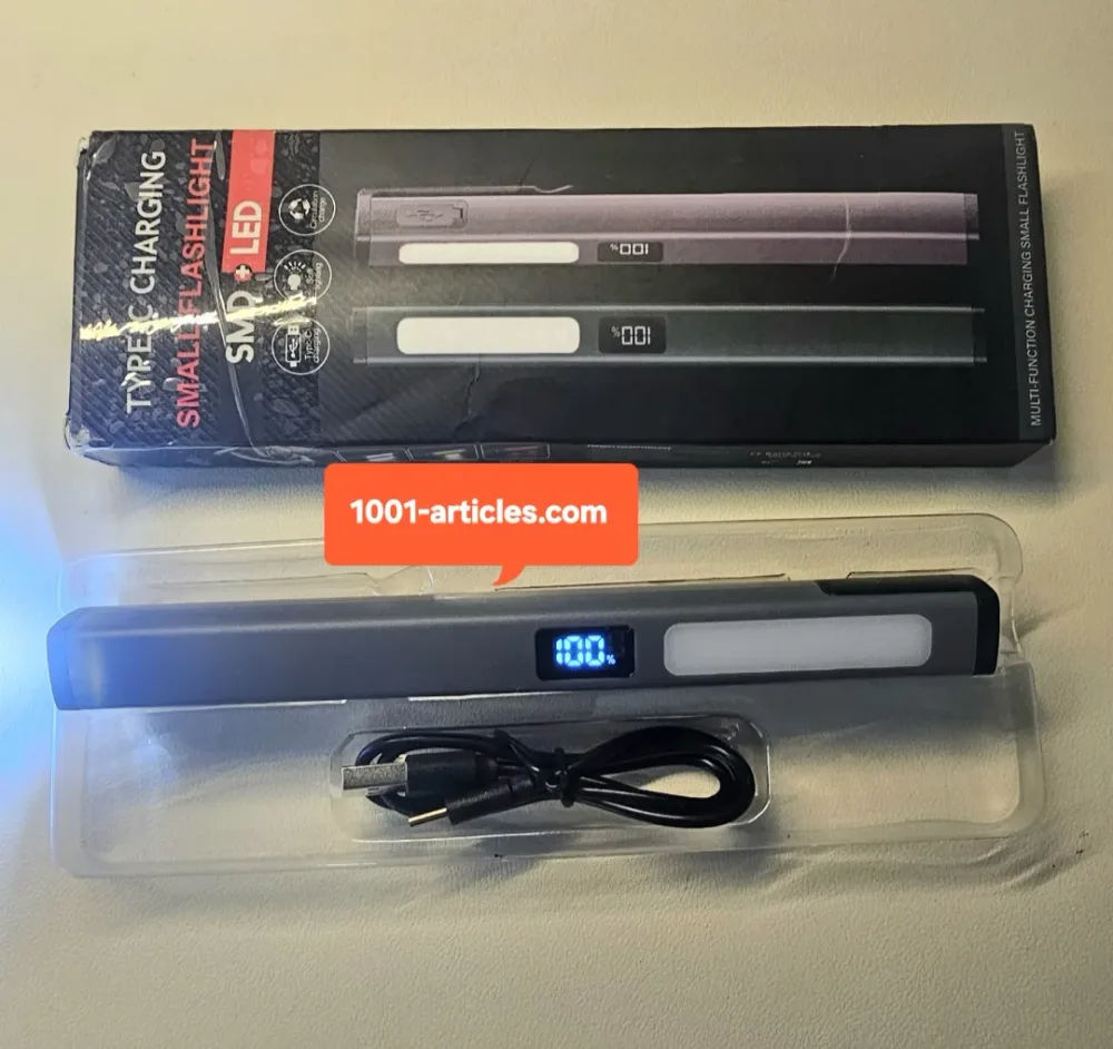 Stylo médical pratique - lumière LED - lampe de poche - magnétique.