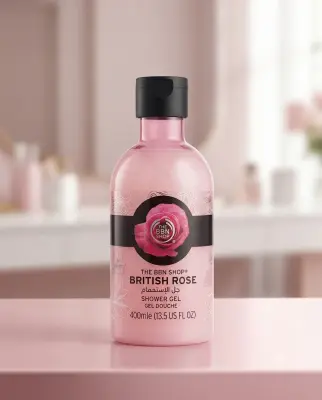 The BBN shop جال دوش بعطر الورد البريطاني 400ml