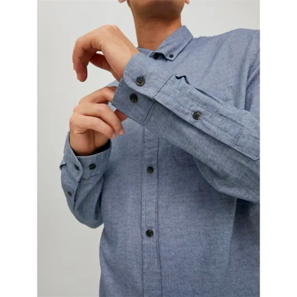 Chemise jack & jones unie manches longues Plain