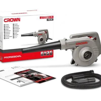 Souffleur aspirateur 710W CROWN ct17010v