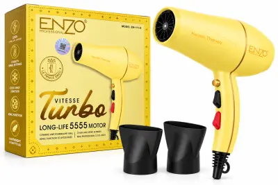 Sèche-cheveux ENZO Vitesse Turbo 5555 – Modèle EN-111-8