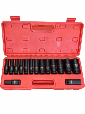 Caisse Douille Noir 1/2 15PCS