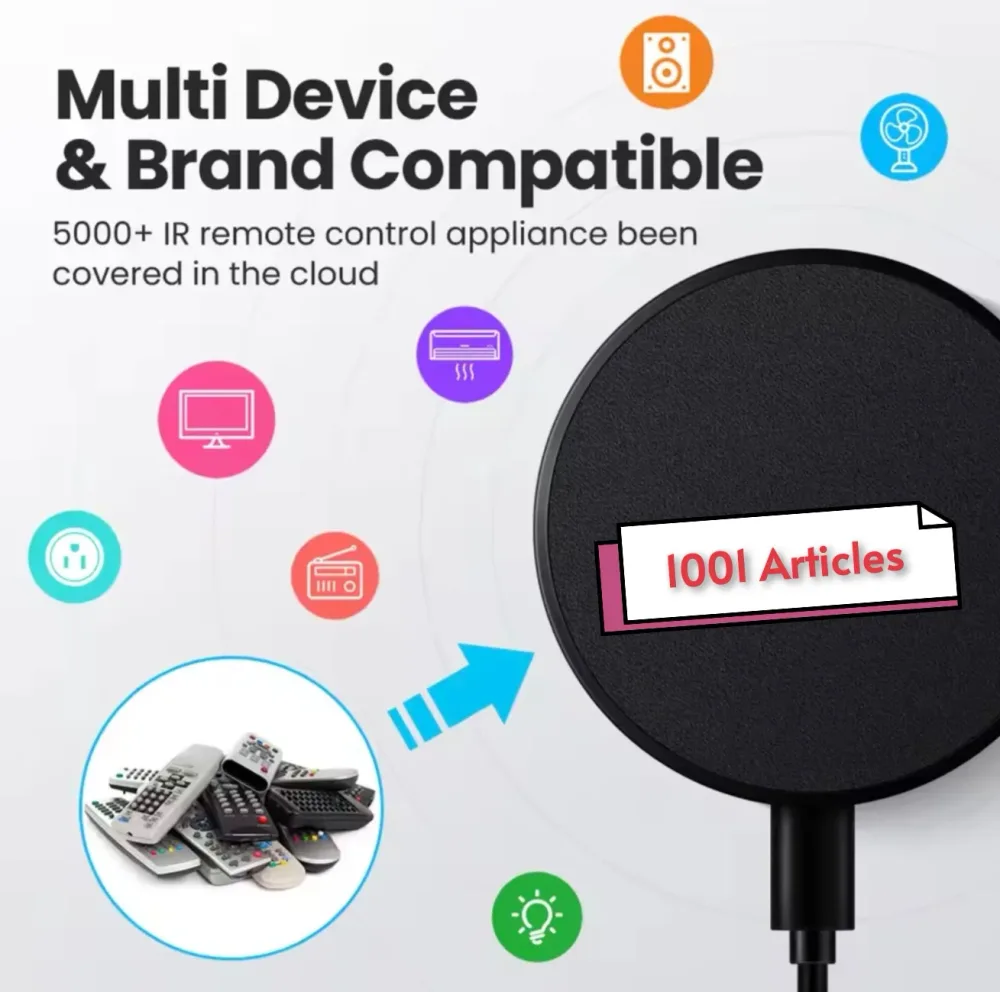 AVATTO IR WIFI Smart Remote Controller, Télécommande Universelle Tuya Smart