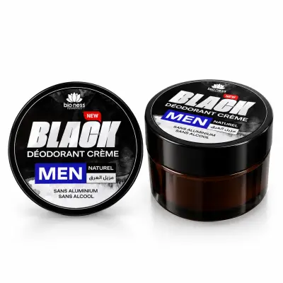 BIONESS Black Men – Déodorant Crème Naturel 45G