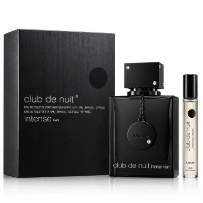 Coffret Cadeaux Parfum Club De Nuit 100ML + Miniature 10ML- 2Pcs Pour Homme