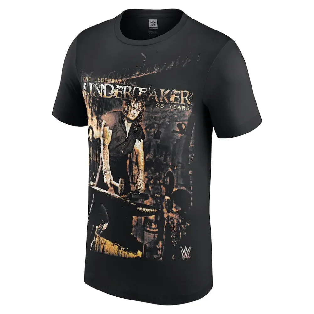 T-shirt The Undertaker 35 Years Blacksmith — Noir (Homme)