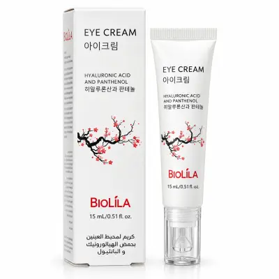 BIOLILA Eye Cream Acide Hyaluronique & Panthénol 15 ml
