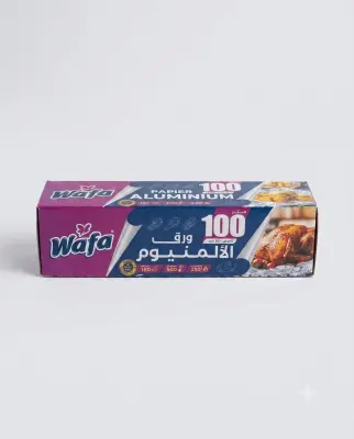 Wafa ورق اليمينيوم 100 متر