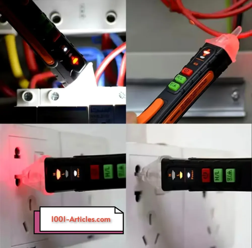 Détecteur de tension électrique, sans contact, AC