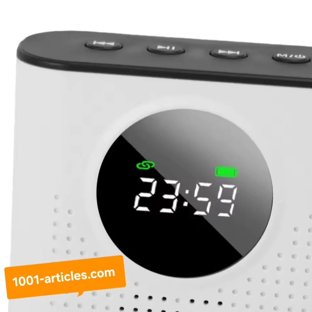 Amplificateur Vocal Pro sans fil, Mic omnidirectionnel Lavalier, affichage LED.