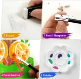 Coffret d'Art Deluxe 144 Pièces avec Mallette Portable - علبة أدوات الرسم والتلوين الفاخرة 144 قطعة داخل حقيبة