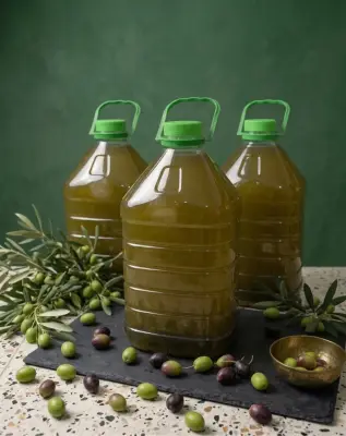 زيت زيتون بكر 15لتر اوليفيا جرجرة