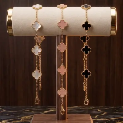 BRACELET VAN CLEEF(TYPE2 )EN ACIER INOXYDABLE