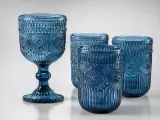 COLLECTION DE VERRES DÉCORÉS BLUE