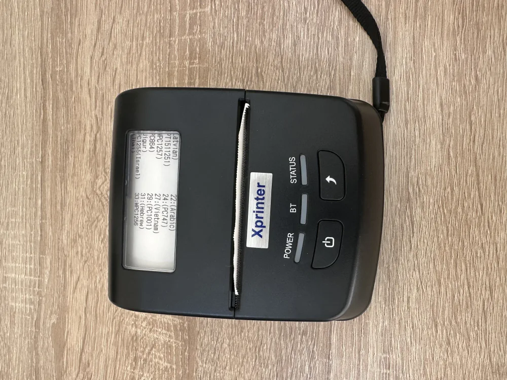 طابعة حرارية محمولة  XP-P801A