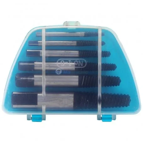 coffret d'extracteurs de vis Shili Tools SL-P0481, conçu pour retirer les vis cassées ou endommagées.