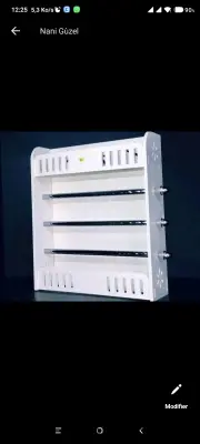 Compact Slatted Wall Shelf CNC File