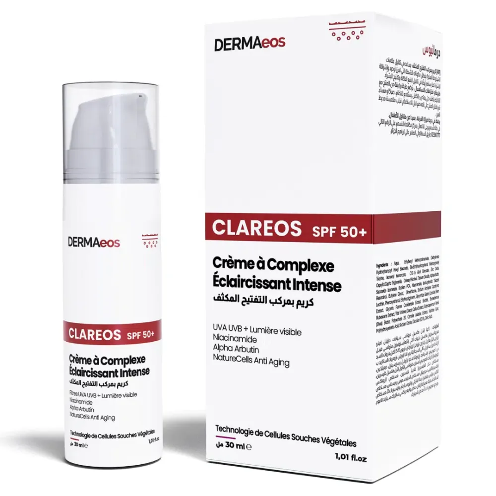 Dermaeos Clareos Spf 50 Crème Eclair Intense -30ml
