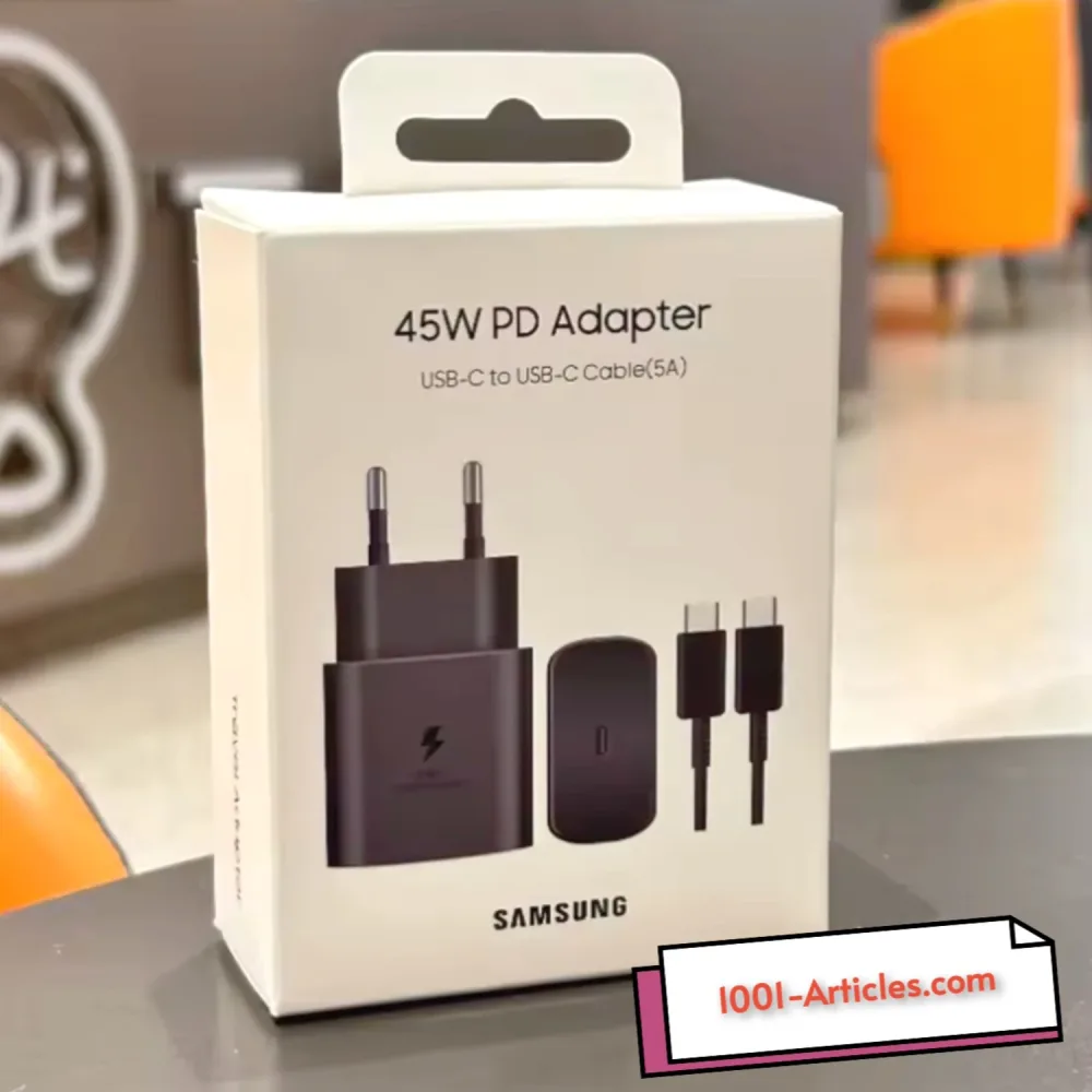Chargeur Original Super Rapide PD45W 5A - Samsung - Cable - GaN C