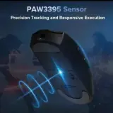 Mouse Gaming Deleux M600 Pro Paw 3395/26000 DPI / 56g /wireless 🛜+Cable