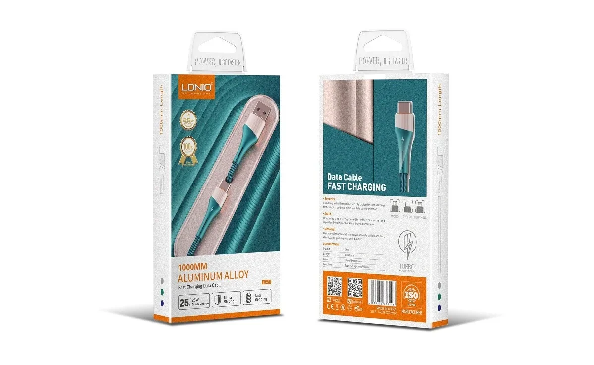 type c 2m 30W Classic PVC USB3.0 Data Cable LS632