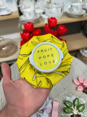 Poche de Glace Rétro "Fruit Hope Love" – Style Vintage