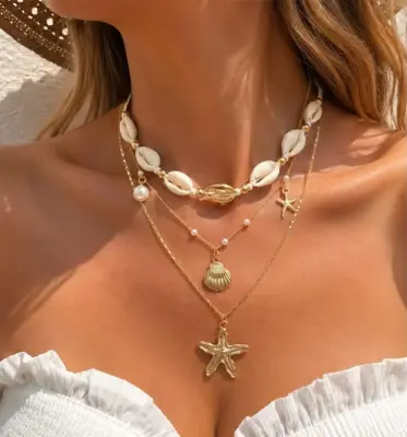 ☀️🏖️✨ قلادة صيفية بسعر خيالي